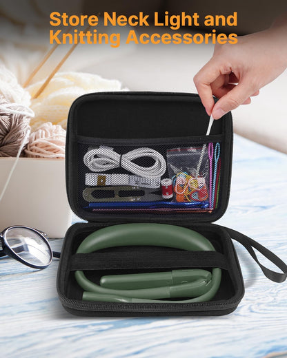 Reading Light, Rechargeable Neck Light, Stepless Dimming Book Light