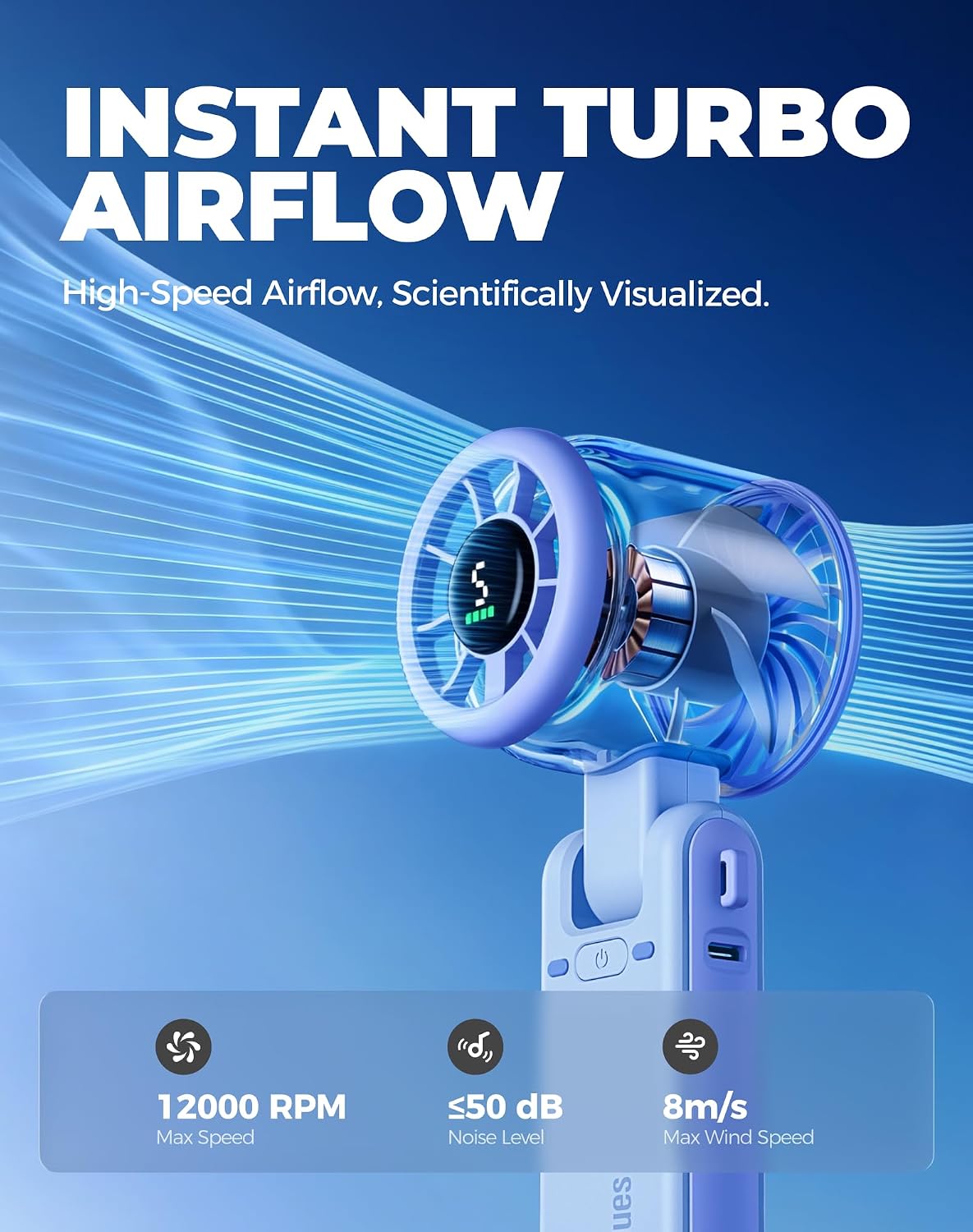 Diveblues Portable Handheld Turbo Fan