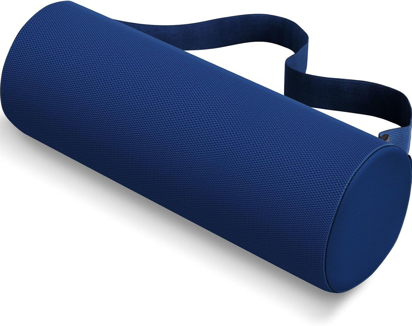CushZone Lumbar Roll Support Pillow for Office Chair, Car, Gaming Chair, Memory Foam Back Cushion with Washable Cover for Relieving Back Pain & Improving Posture,Black