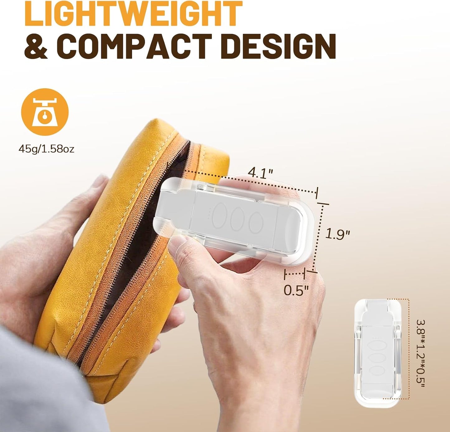 Book Reading Light Rechargeable Clip on Book Lamp with 3 Color Temperatures