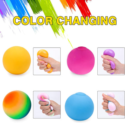 36 Pack Stress Balls, Squishy Balls, Squishy Fidget Stress Relief