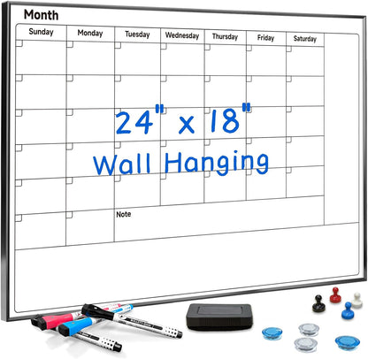 Weekly Calendar Whiteboard 16"x12" with Handle