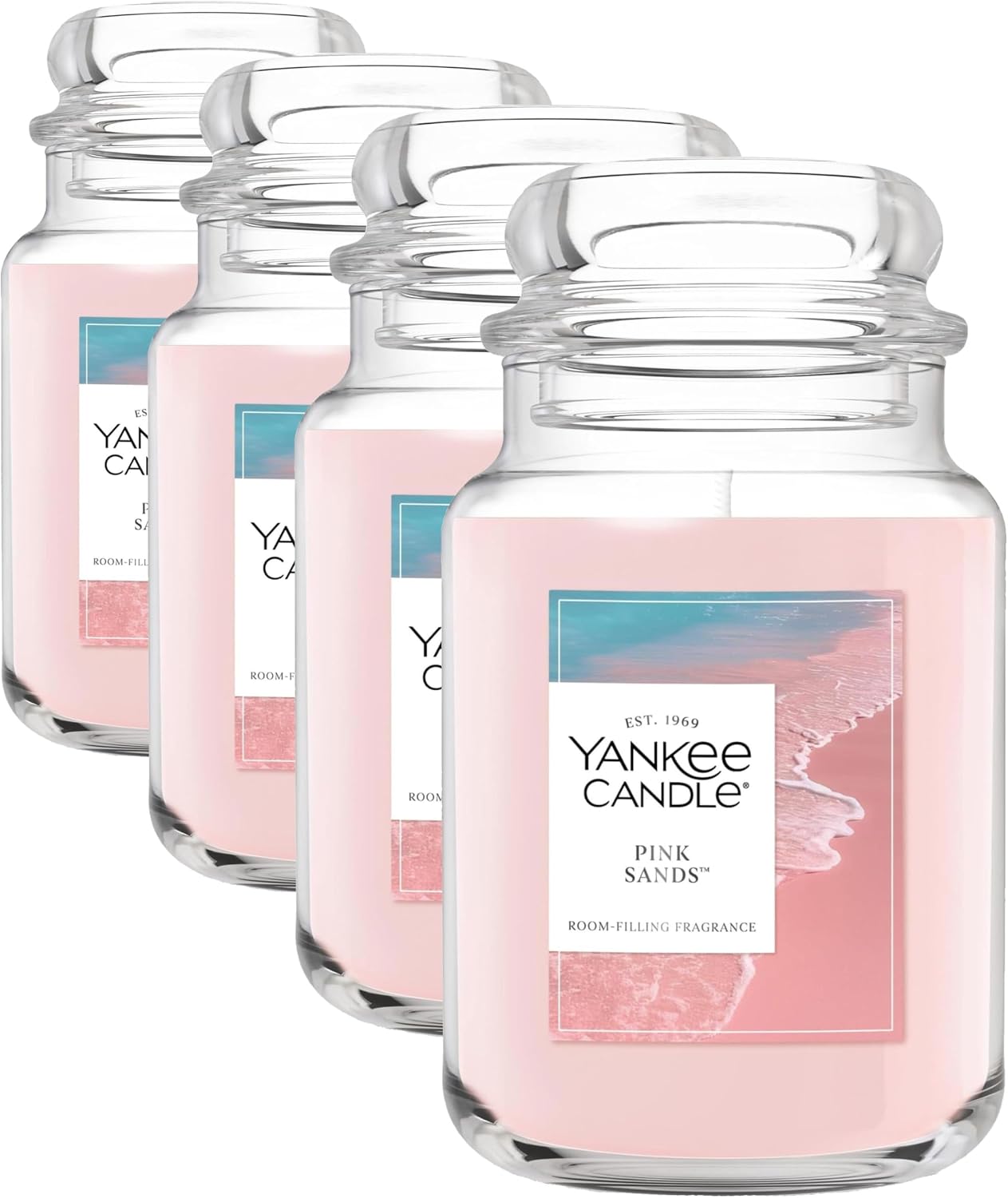 Yankee Candle Pink Sands Scented Candle, 22oz Large Jar