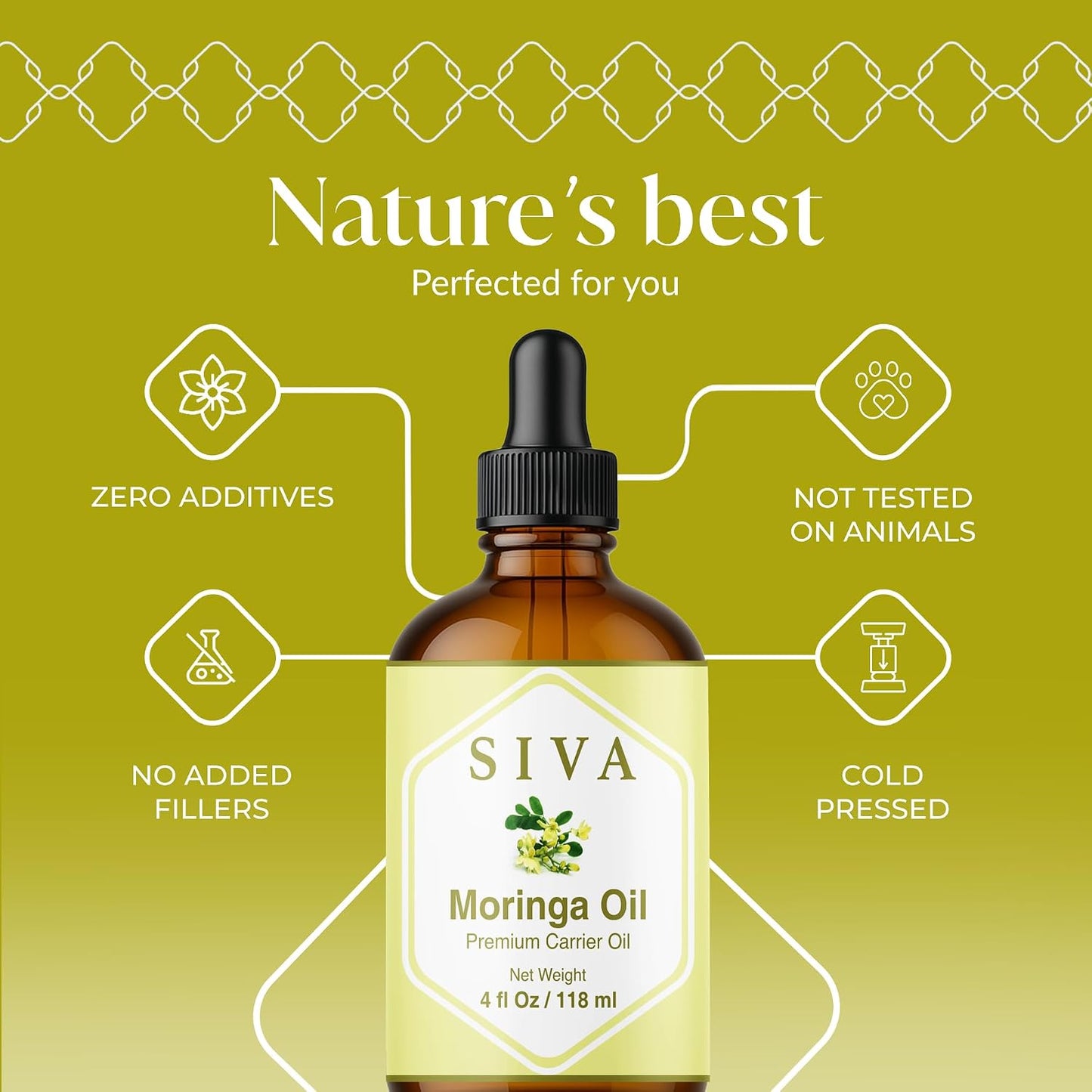 Siva Lavender Essential Oil, Huge Bottle, Large Size, 16 Fl Oz (473 ml)