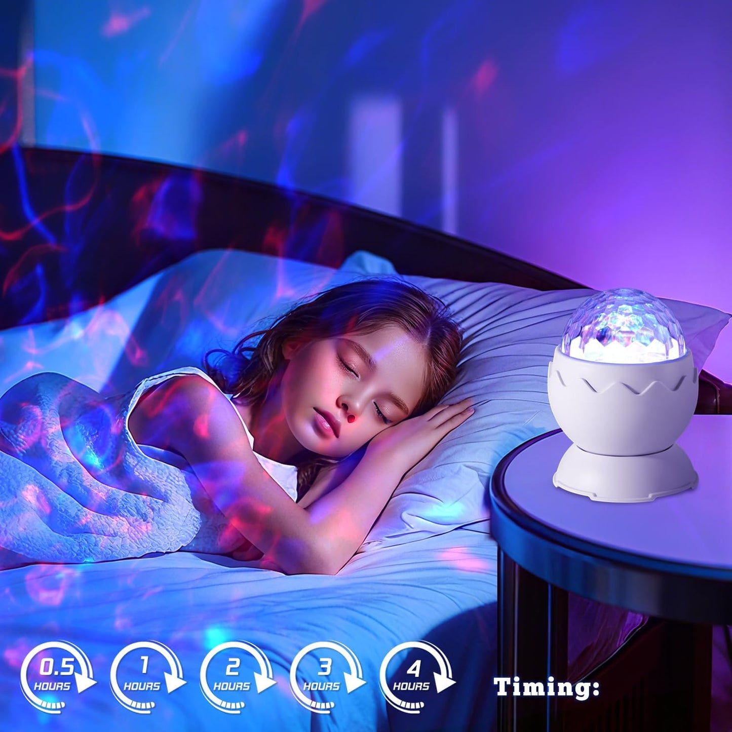 Galaxy Projector, Galaxy Projector for Bedroom, Night Light for Kids, Nebula Ceiling LED Lamp, Room Decor, with Timer and Remote, Gifts for Birthdays