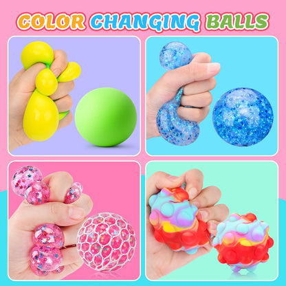 36 Pack Stress Balls, Squishy Balls, Squishy Fidget Stress Relief