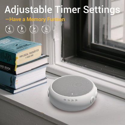 Sound Machine Baby Patter for Sleeping Cute White Noise Machine for Baby Kids Adults with 32 Soothing Sounds 32 Volume Levels Brown Noise Machine with 4 Timer Memory Funtion for Travel Office Privacy