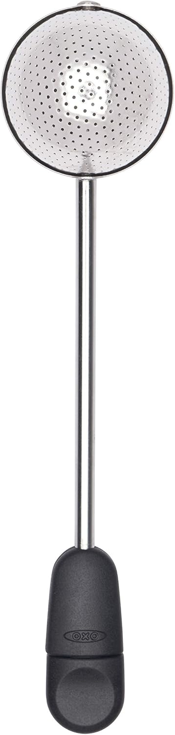 OXO Brew Twisting Ball Tea Infuser - Fine Mesh, Stainless Steel