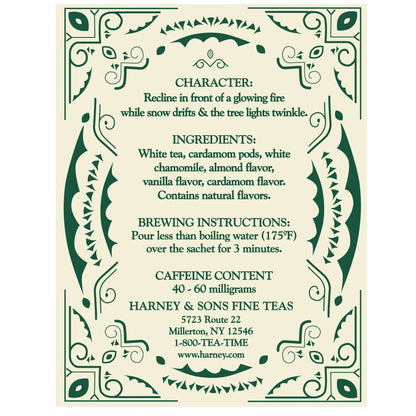Harney & Sons White Christmas White Tea, 30 Sachets in Tin