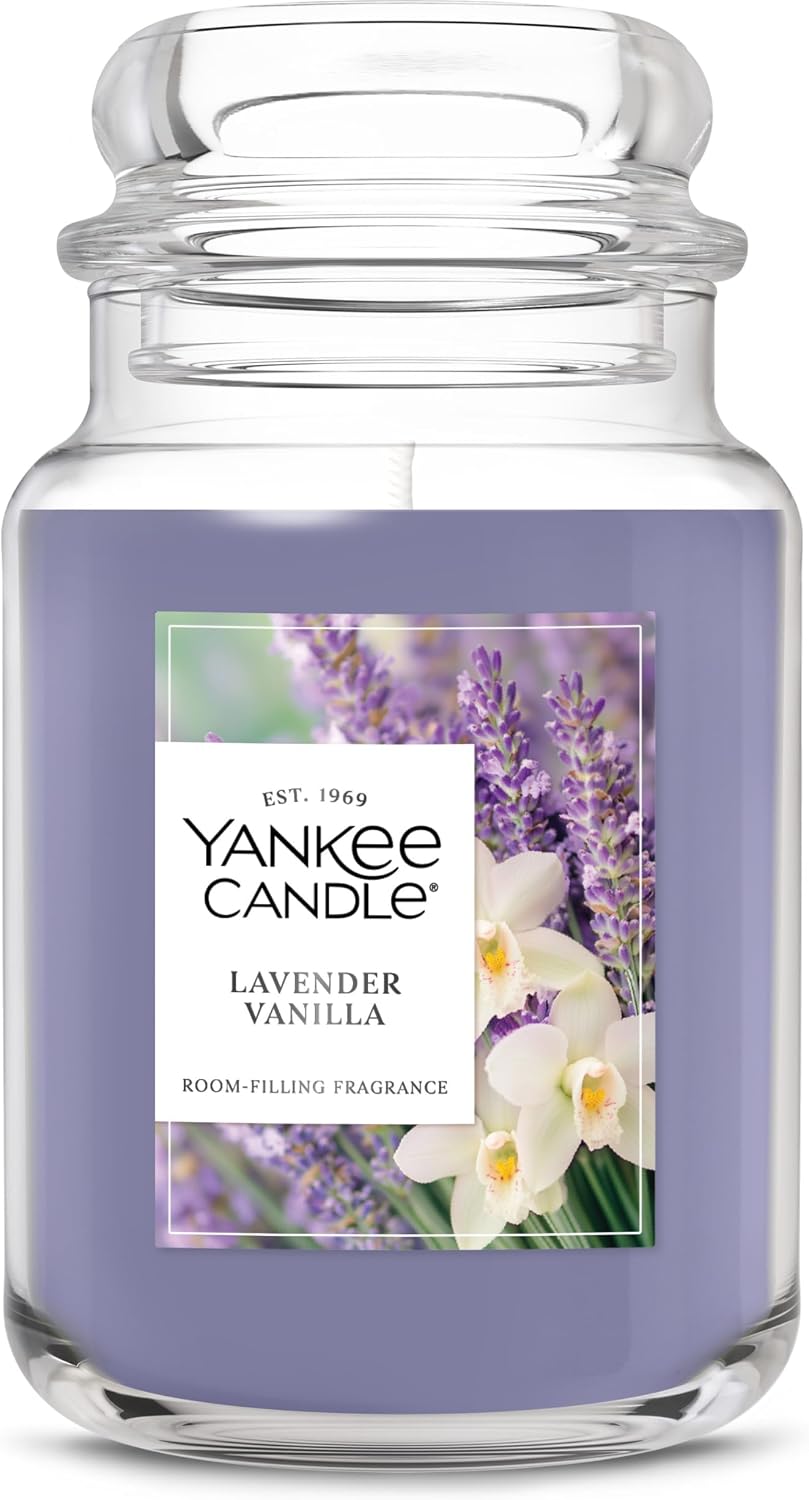 Yankee Candle Lemon Lavender Scented Candle, 22oz Large Jar