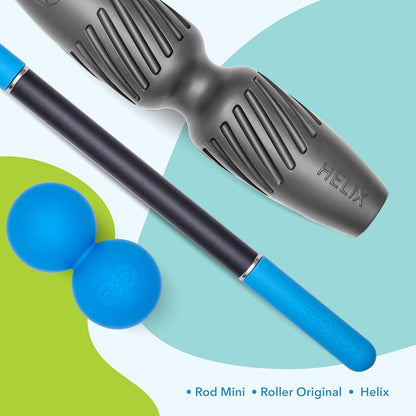RAD Point Release Kit / 5-in-1 Massage Tool Kit with Block, Massage Balls and Peanut Roller for Self Massage, Mobility and Recovery