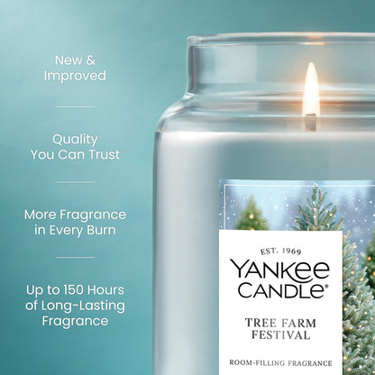 Yankee Candle Balsam & Cedar Scented Candle, 22oz Large Jar