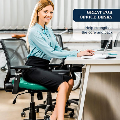 Wobble Cushion，Wiggle Seat，Balance Disc （Extra Thick 34cm/13.4in），for Balance Stability Training, Improve Sitting