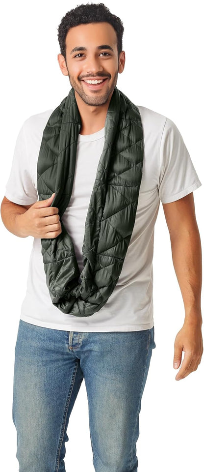 PYVOT Weighted Infinity Scarf, 3 lb Sensory Shoulder Wrap for Everyday Comfort