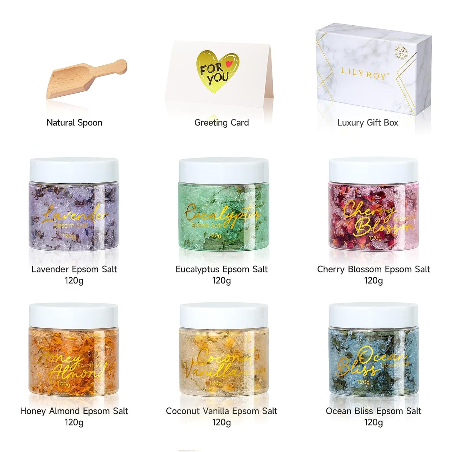 Gifts for Women & Men, Birthday Gifts - 15 Pcs Luxurious Spa Gift Set