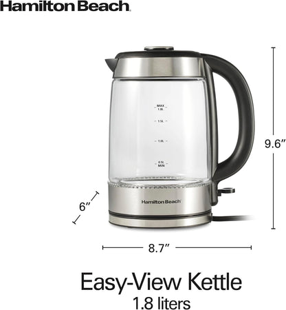 Hamilton Beach 1.8 Liter Electric Tea Kettle, Water Boiler & Heater