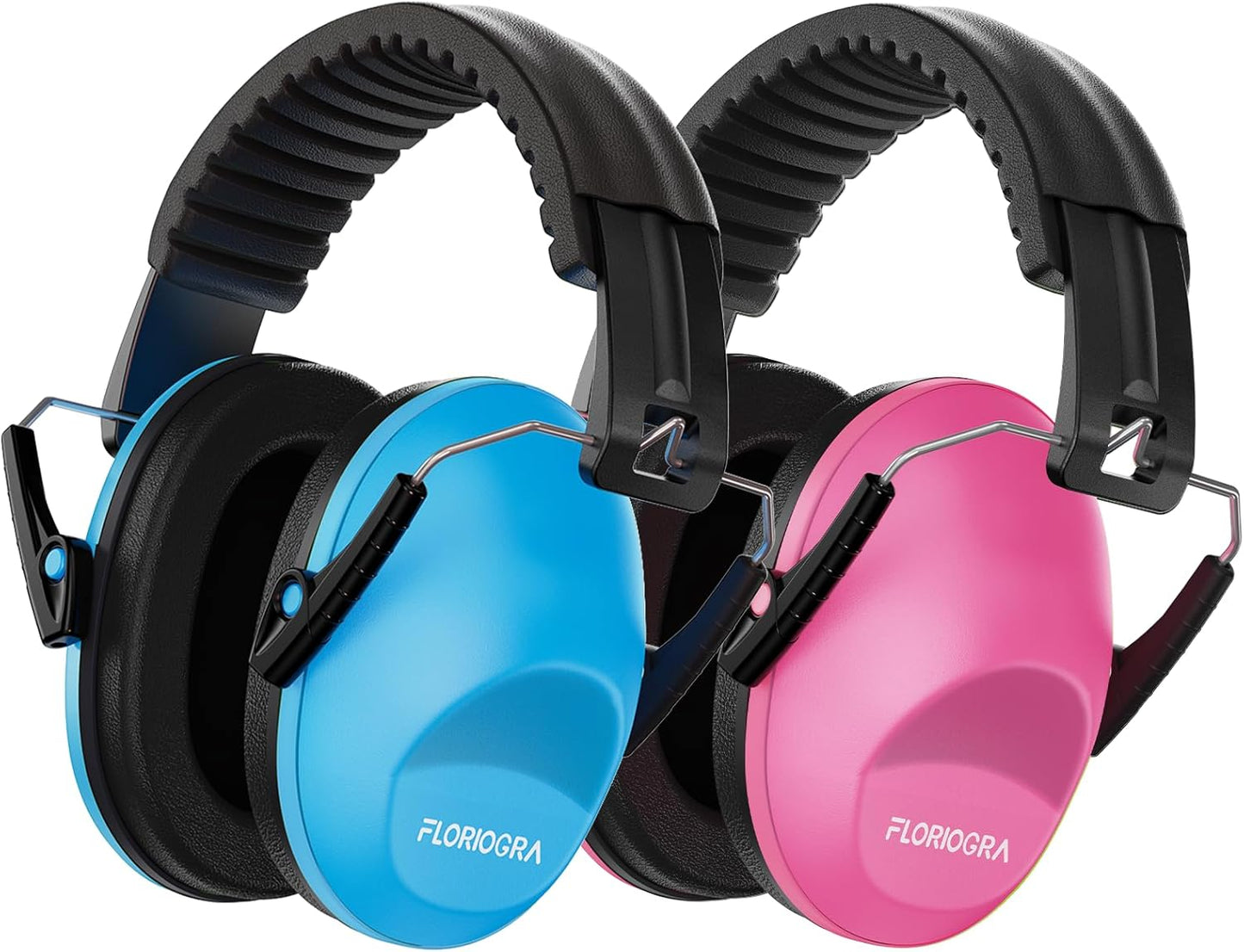 Floriogra 2 Pack Noise Canceling Headphones for Kids, Kids Ear Protection Earmuffs for Autism, Toddler, Children, Noise Cancelling Sound Proof Earmuffs/Headphones for Concerts, Air Shows, Fireworks