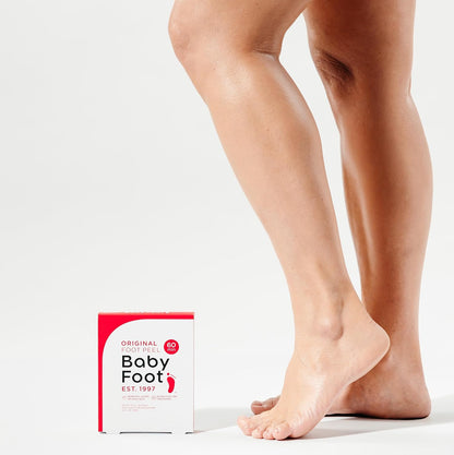 Baby Foot Original Exfoliation Foot Peel - For Rough Cracked, Dry Feet, Dead Skin Removal - Foot Peeling Mask for Baby Soft Feet - Spa Experience at Home & Gift Ideas - Lavender Scented