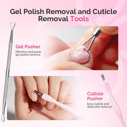 MelodySusie 16Pcs Professional Nail Buffer Kit,Nail Files and Buffers,Nail Buffer Block,Nail Brush, Nail File Buffers Kit for Natural Nails,DIY,Home Use,Salon（100/180 Grit）