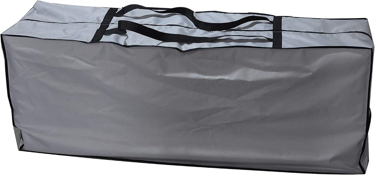 Outdoor Square Cushion/Cover Storage Bag, Protective Zippered Storage Bags with Handles, 32''L x 32''W x 24''H Black