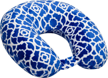 Wolf Essentials Adult Fleece Travel Neck Pillow for Airplane, Charcoal