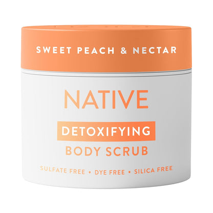 Native Coconut & Vanilla Exfoliating Body Scrub for Women & Men, 1 Wash to Soft, Smooth Skin, Gently Exfoliates Even Sensitive Skin, Clean Formula, Enhances Skin Radiance, Free of Silica, 12 oz