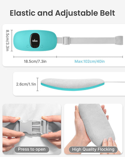 iDOO Portable Heating Pad, FSA Eligible Items, Birthday Gifts for Mom Women, Pink