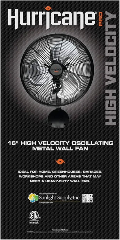Hurricane Classic 6 Inch Clip Fan, 2 Speed Portable Desk Table Fan with Tilt, White