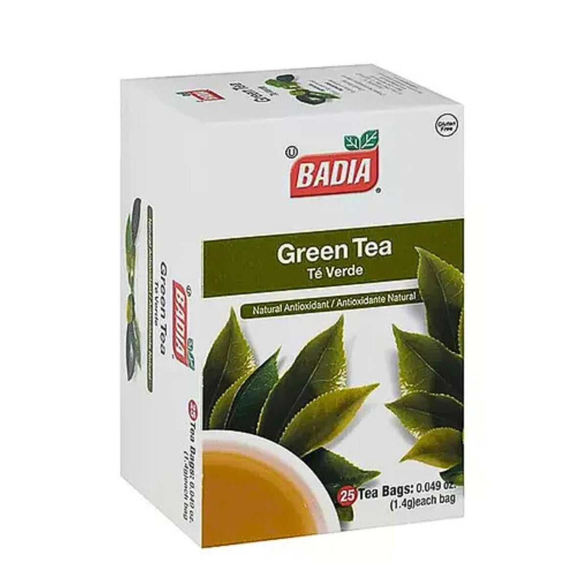 Badia Green Tea, 25 Bags – Refreshing Natural Antioxidant Tea with Smooth