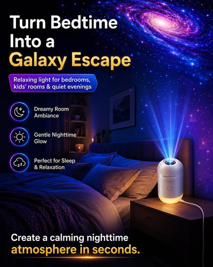 Galaxy Projector Star Sunset Lamp Space Night Light for Bedroom Aurora Planetarium De Galaxias para Habitación Mini USB Starry Sky Astronaut Fantasy Ceiling Wall LED Moon Nightlights Decor