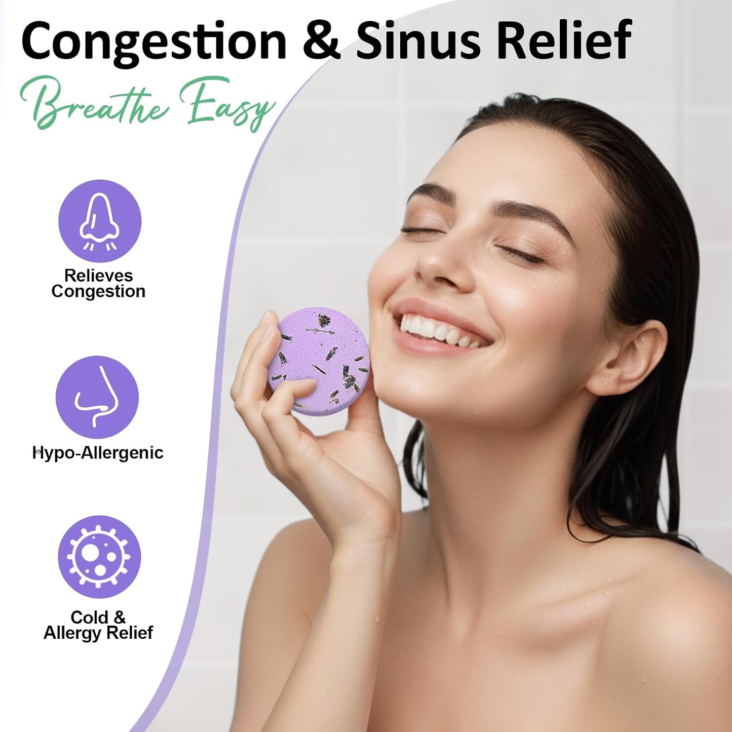 Shower Steamers Aromatherapy Birthday Gifts for Women - 8 Pack Shower Bombs with Natural Essential Oils, Self Care Relaxation Home Spa, Basket Stuffers White Elephant Gifts for Women Mom Wife Teens