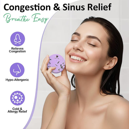 Shower Steamers Aromatherapy Birthday Gifts for Women - 8 Pack Shower Bombs with Natural Essential Oils, Self Care Relaxation Home Spa, Basket Stuffers White Elephant Gifts for Women Mom Wife Teens