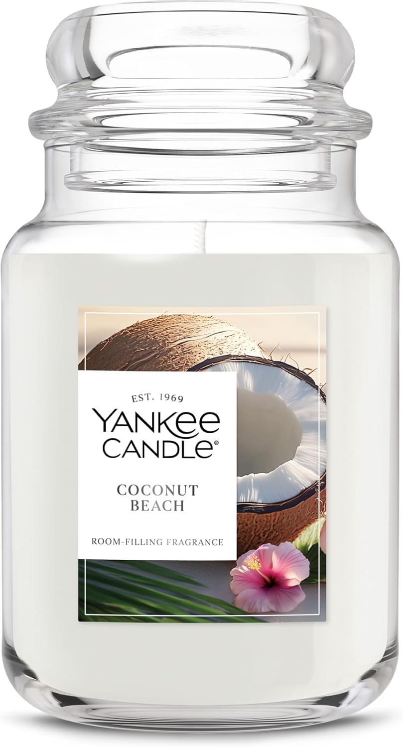 Yankee Candle Pink Sands Scented Candle, 22oz Large Jar