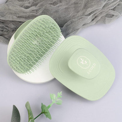 Ecoed Scalp Massager Shampoo Brush, Scalp Scrubber & Exfoliator (Natural)