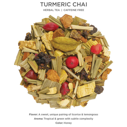 Tea Forte Turmeric Chai Loose Leaf Tea Canister