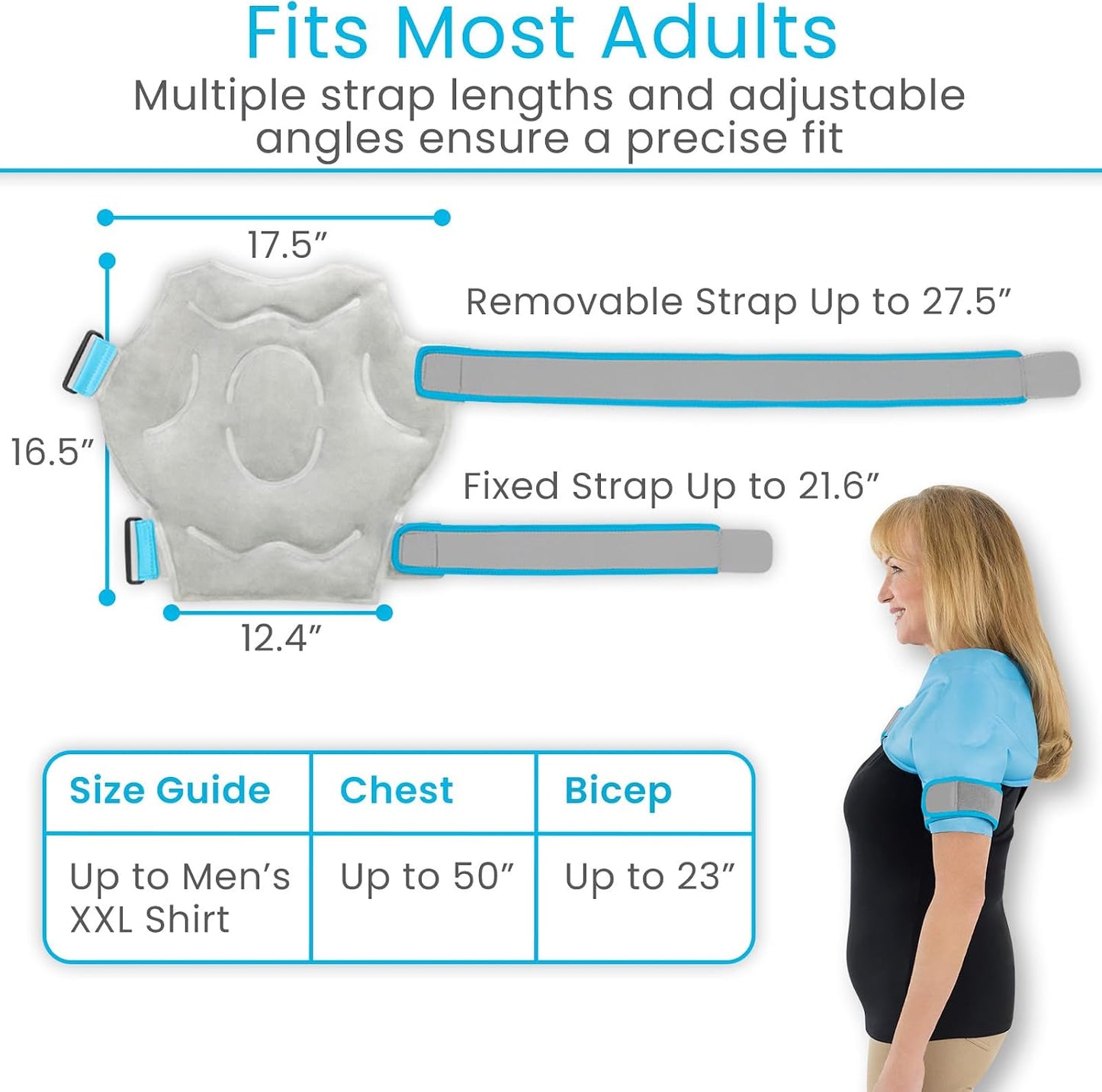 Arctic Flex Shoulder Ice Pack Wrap - Rotator Cuff Cold Therapy for Pain