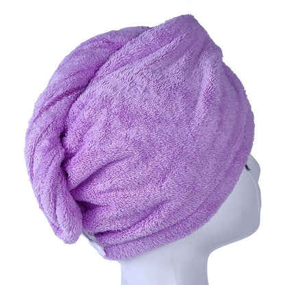 YYXR Microfiber Hair Drying Towel Ultra Absorbent Twist Hair Turban Drying Cap Hair Wrap (Rose)