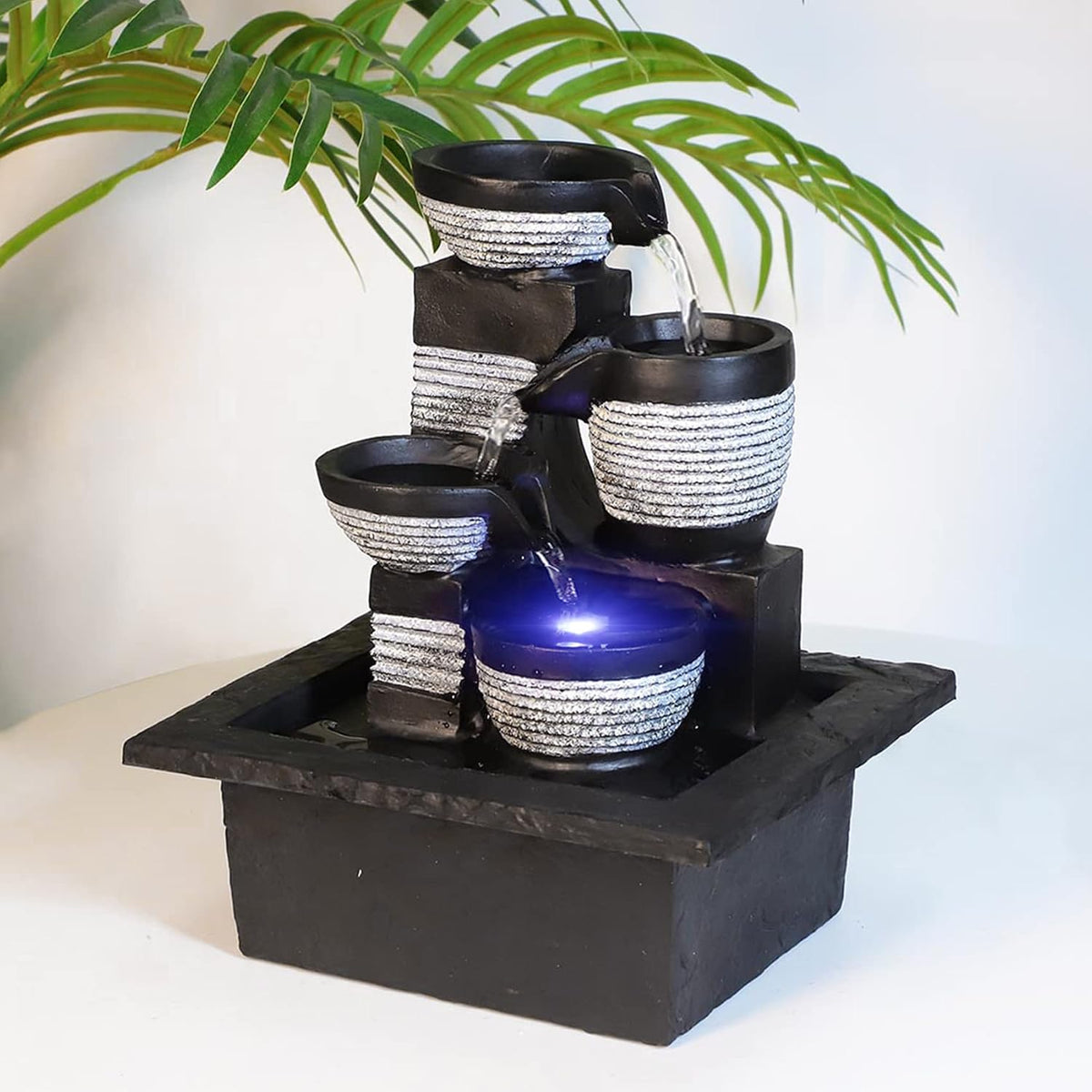 Ferrisland Resin LED Indoor Water Fountains