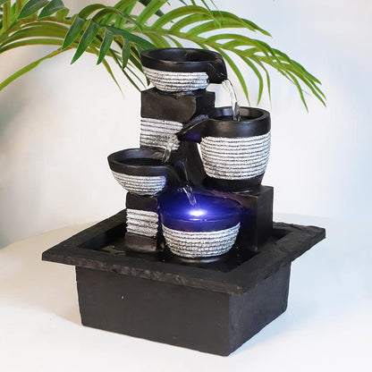 Ferrisland Resin LED Indoor Water Fountains