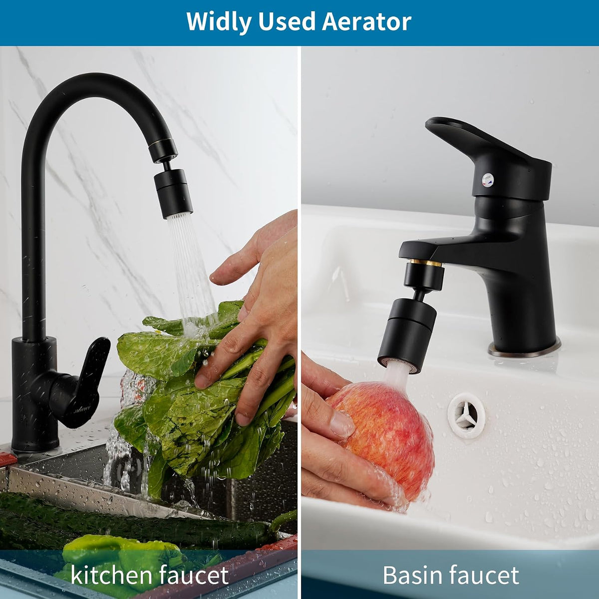 Hibbent NSF/ANSI/CAN 61 & cUPC Certified Faucet Aerator, Chrome