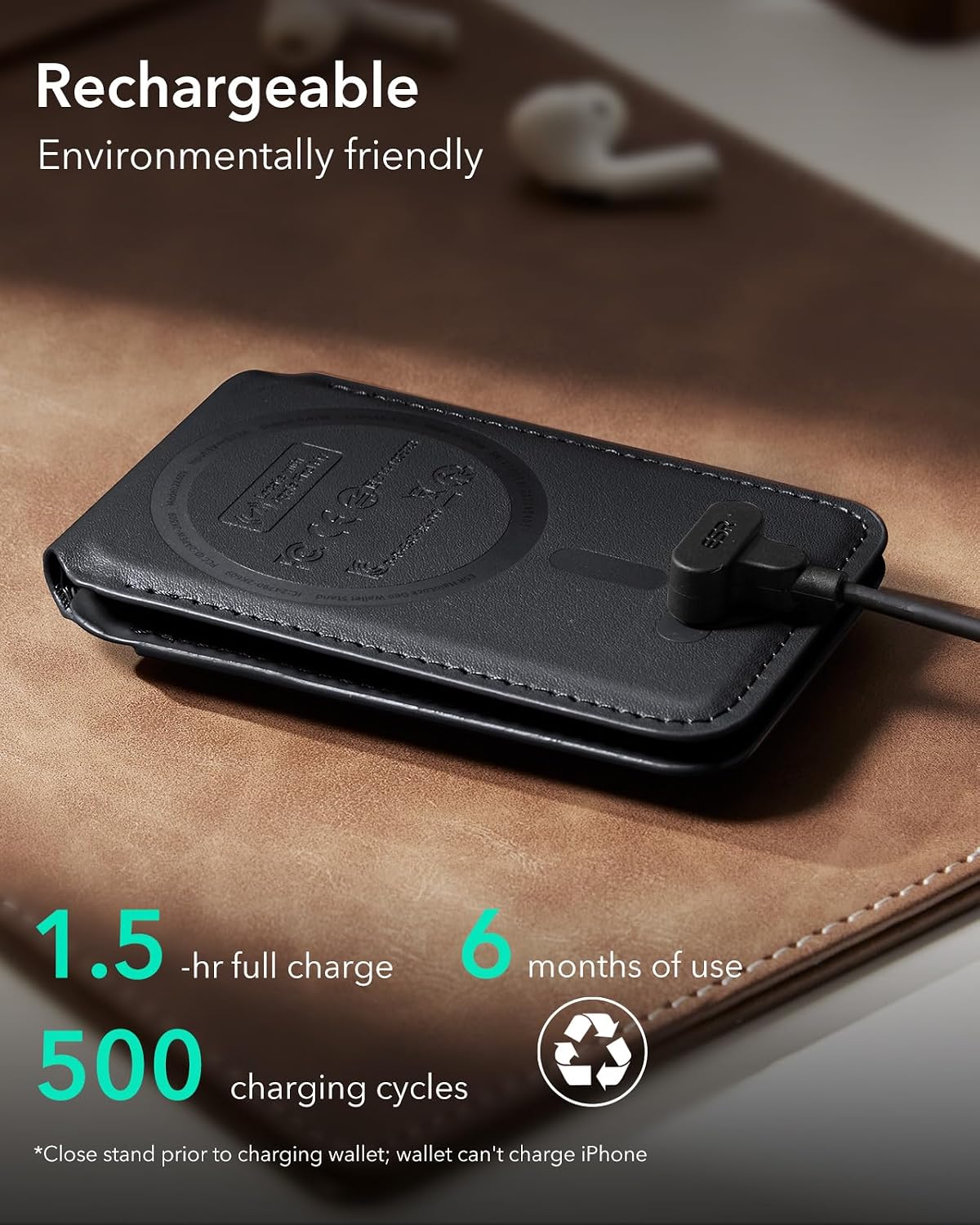 ESR Geo for MagSafe Wallet with Full Find My Functionality, 5 Card Holder