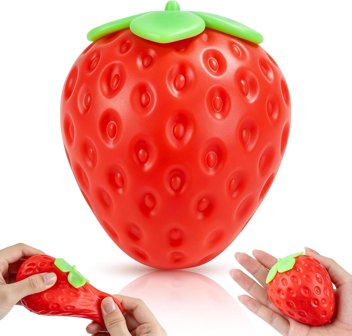 3Pcs Textured Stress Balls, Soft Sensory Fidget Toys Ball for Adults Kids