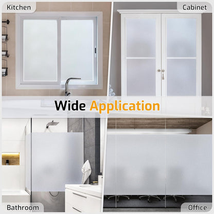 LUTE Blackout Window Film, Window Tint for Home Privacy, 17.5" x 78.7"