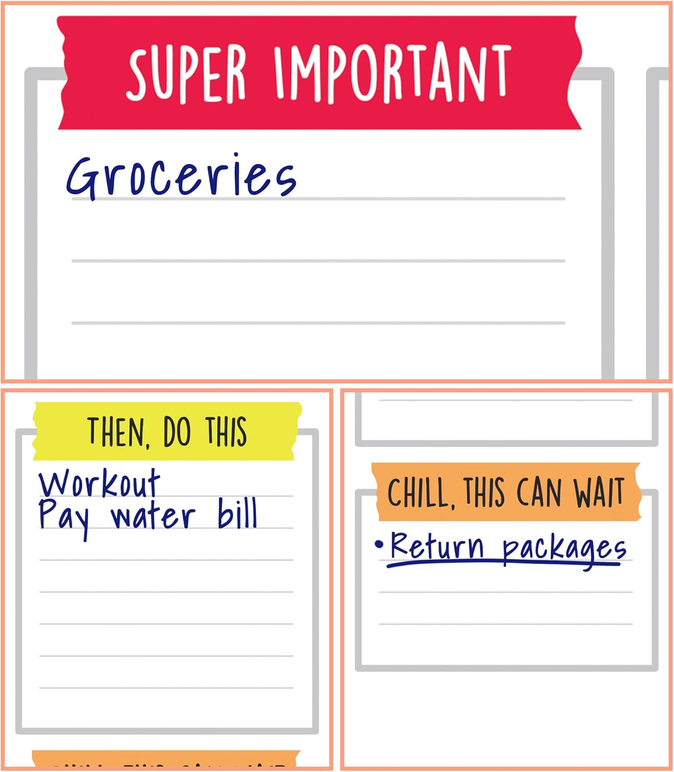 Carson Dellosa Aim High To Do List Notepad―5.75" x 6.25" Paper Stationery, Daily Checklist, Goals, Reminders, Notes, Motivational Organizer (50 sheets)