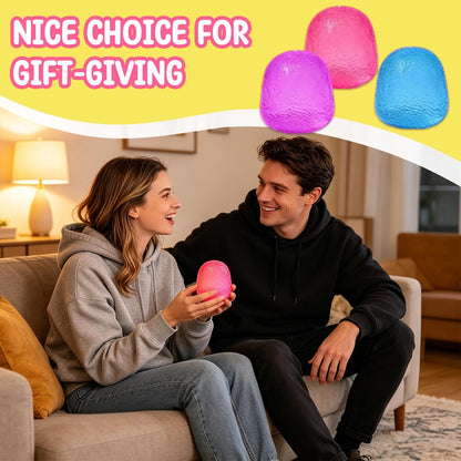 Squishy Fidget Toys for Adults, Stress Balls (Blue)