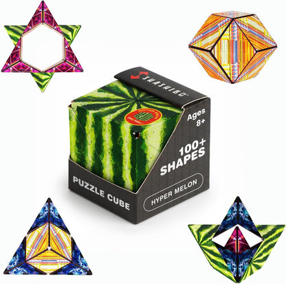Shashibo DODECA Magnetic Puzzle Cube, Stress Relief Fidget Toy - Colors A
