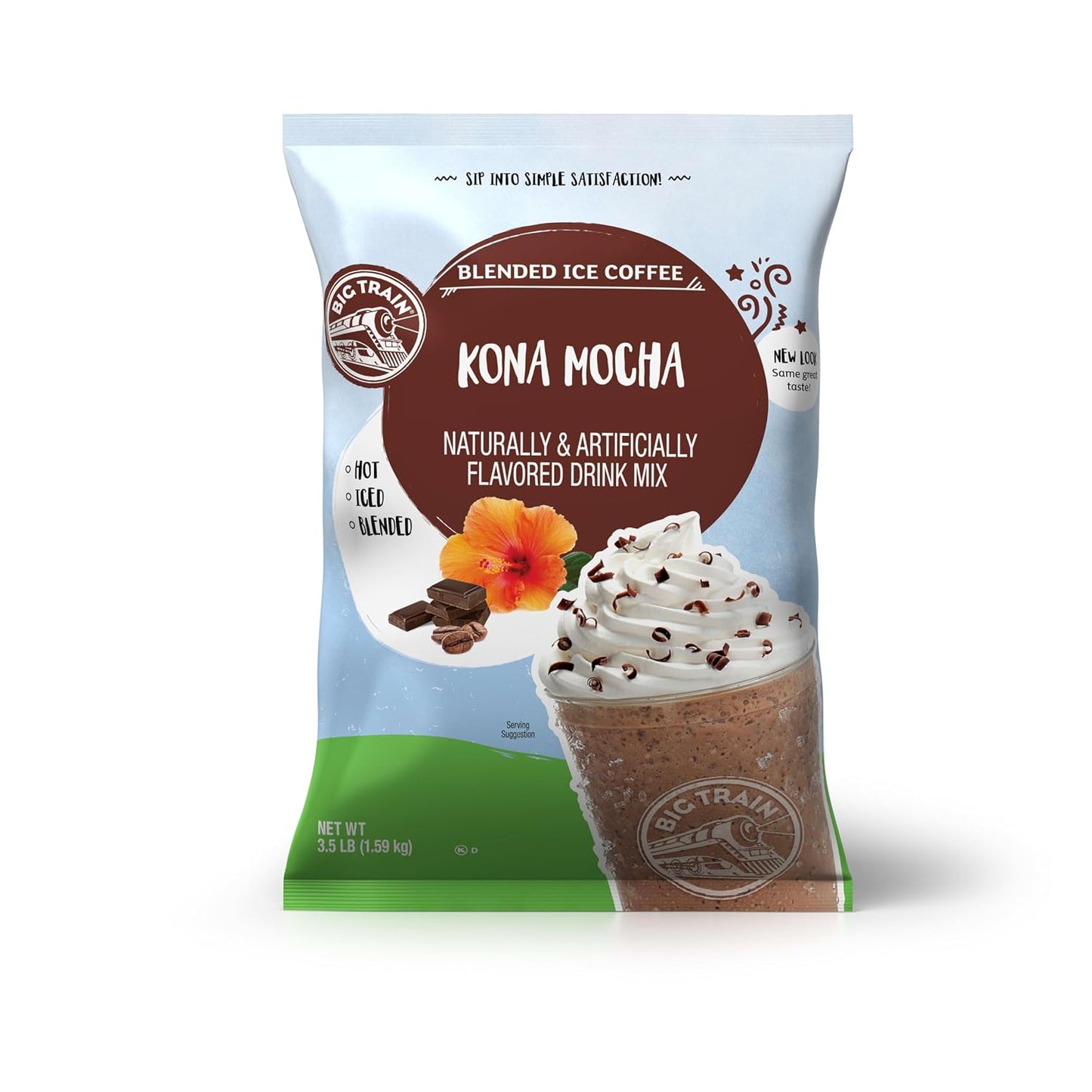 Big Train Vanilla Bean Blended Crème Beverage Mix, 3.5 Pound (Pack of 1) - Colors A