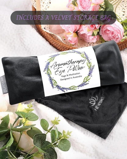 Hihealer Lavender Eye Pillow for Relaxation, Yoga, Sleep, Weighted Eye Mask