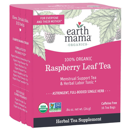 Earth Mama - Organic Raspberry Leaf Tea - 48 Teabags