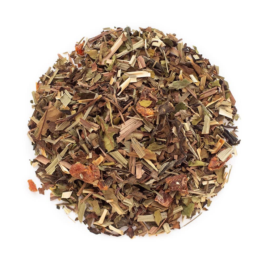 Organic Positively Tea Company, Lavender Chamomile, Herbal Tea, Loose Leaf, 16 Ounce